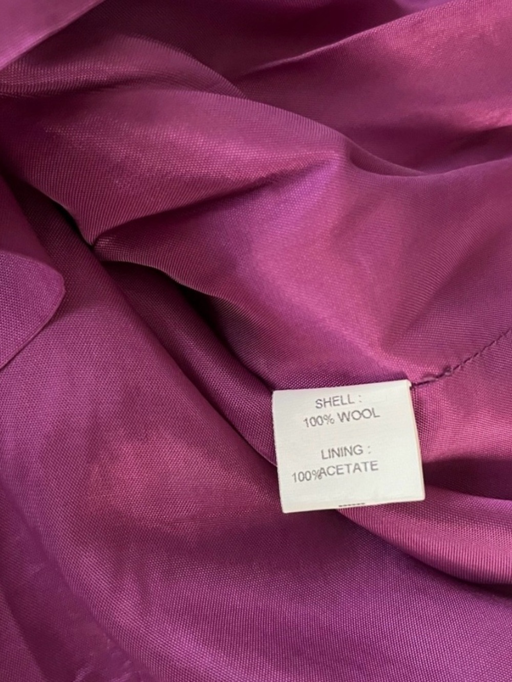 Tocca Wool Mauve burgundy fitted spaghetti strap dress - Picture 5 of 5